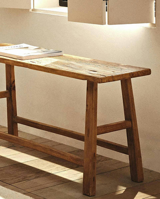 PANCA IN LEGNO DI OLMO 