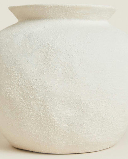 Jarrón de loza tosca 