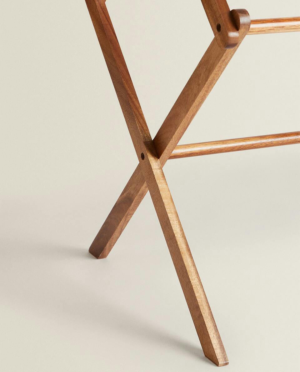 STENDIBIANCHERIA PIEGHEVOLE VERTICALE IN LEGNO 