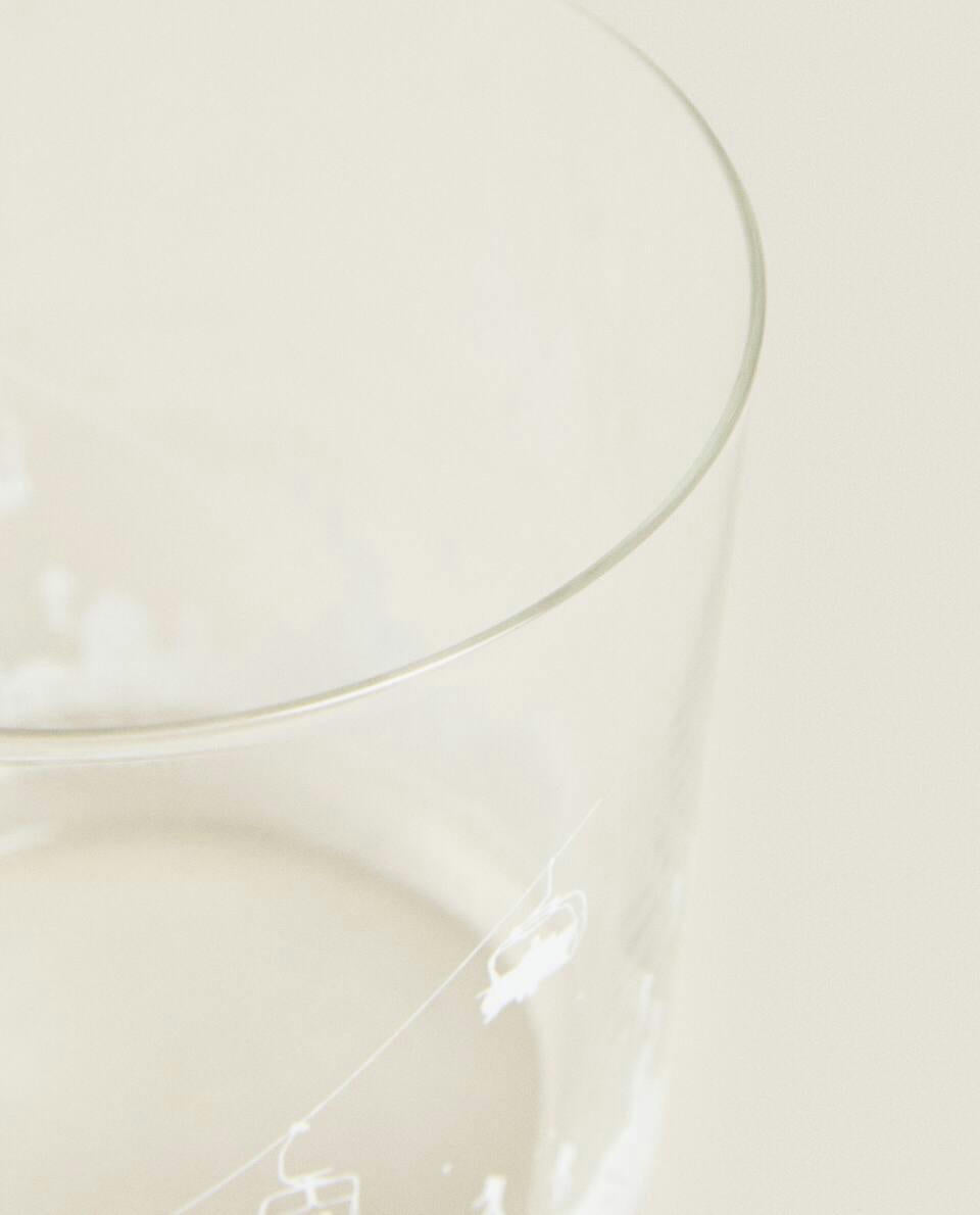 BICCHIERE PER TRASFERIMENTO PISTE DA SCI DI NATALE 