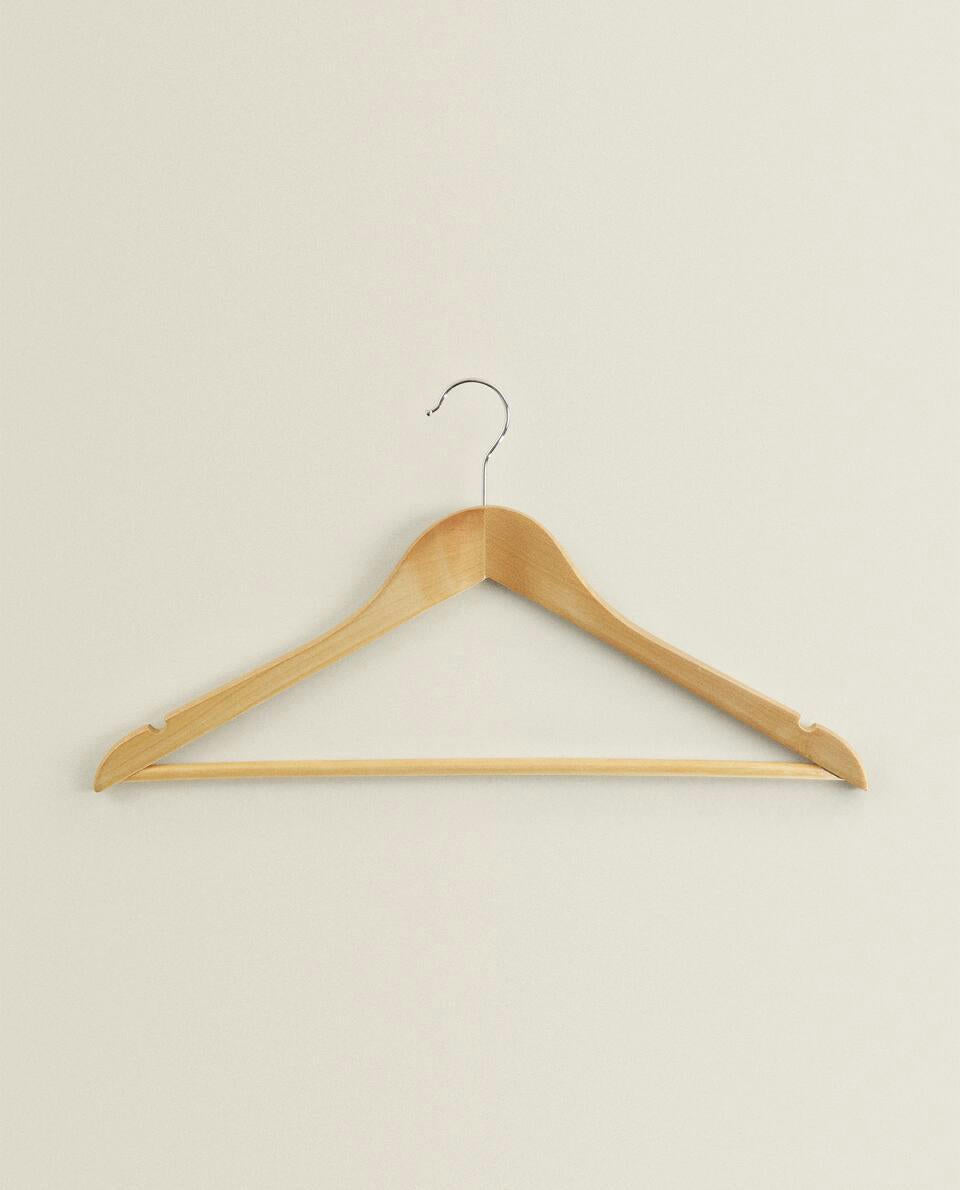 LACQUERED WOODEN HANGER (SET OF 3)