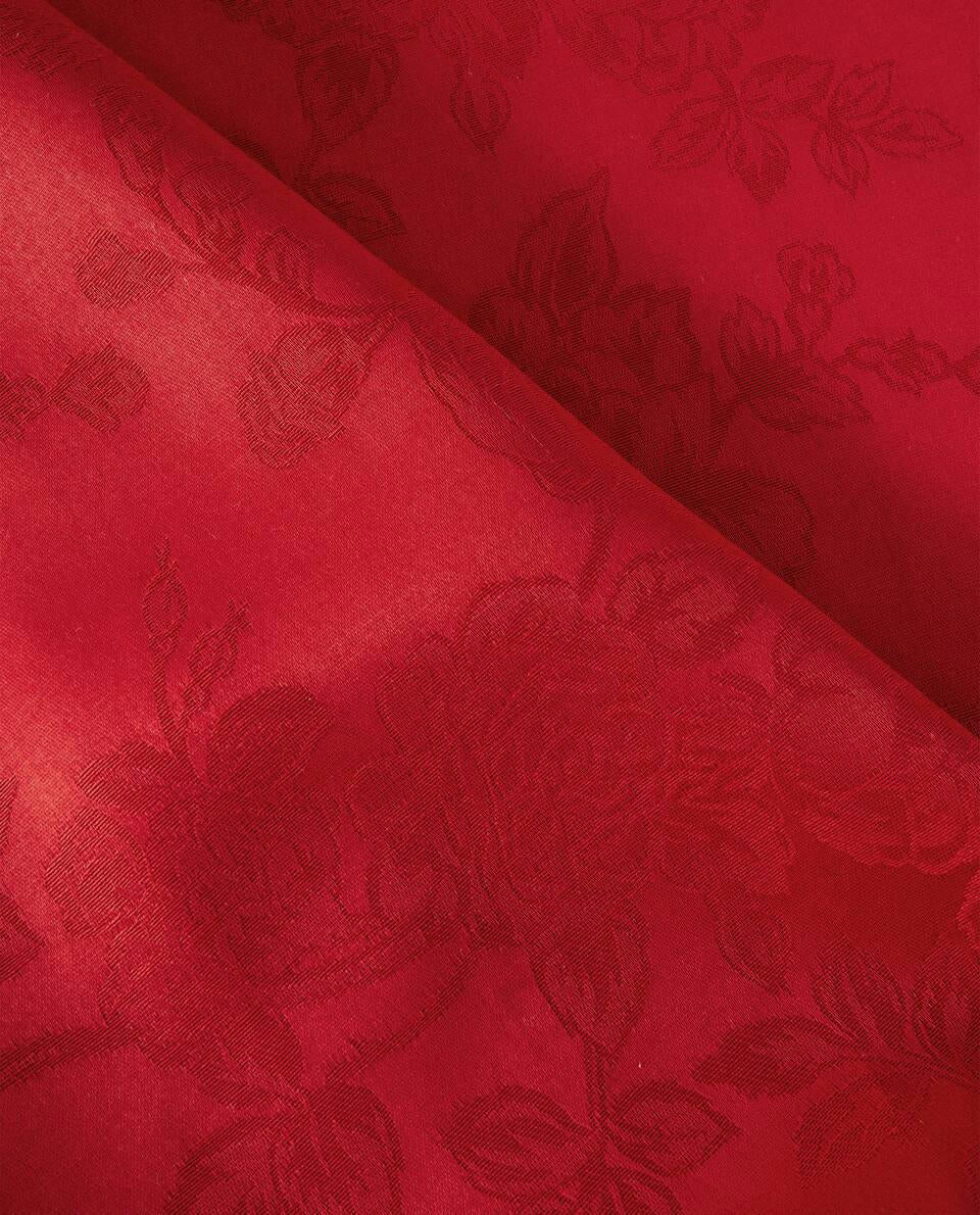 MANTEL JACQUARD FLORAL NAVIDEÑO 