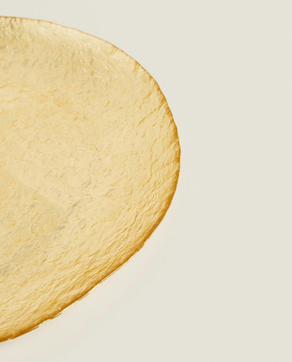 ACCESORIOS DE VIDRIO DORADO 