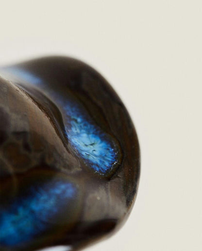 DECORAZIONE NATALIZIA A FORMA DI FUNGO IN CERAMICA 