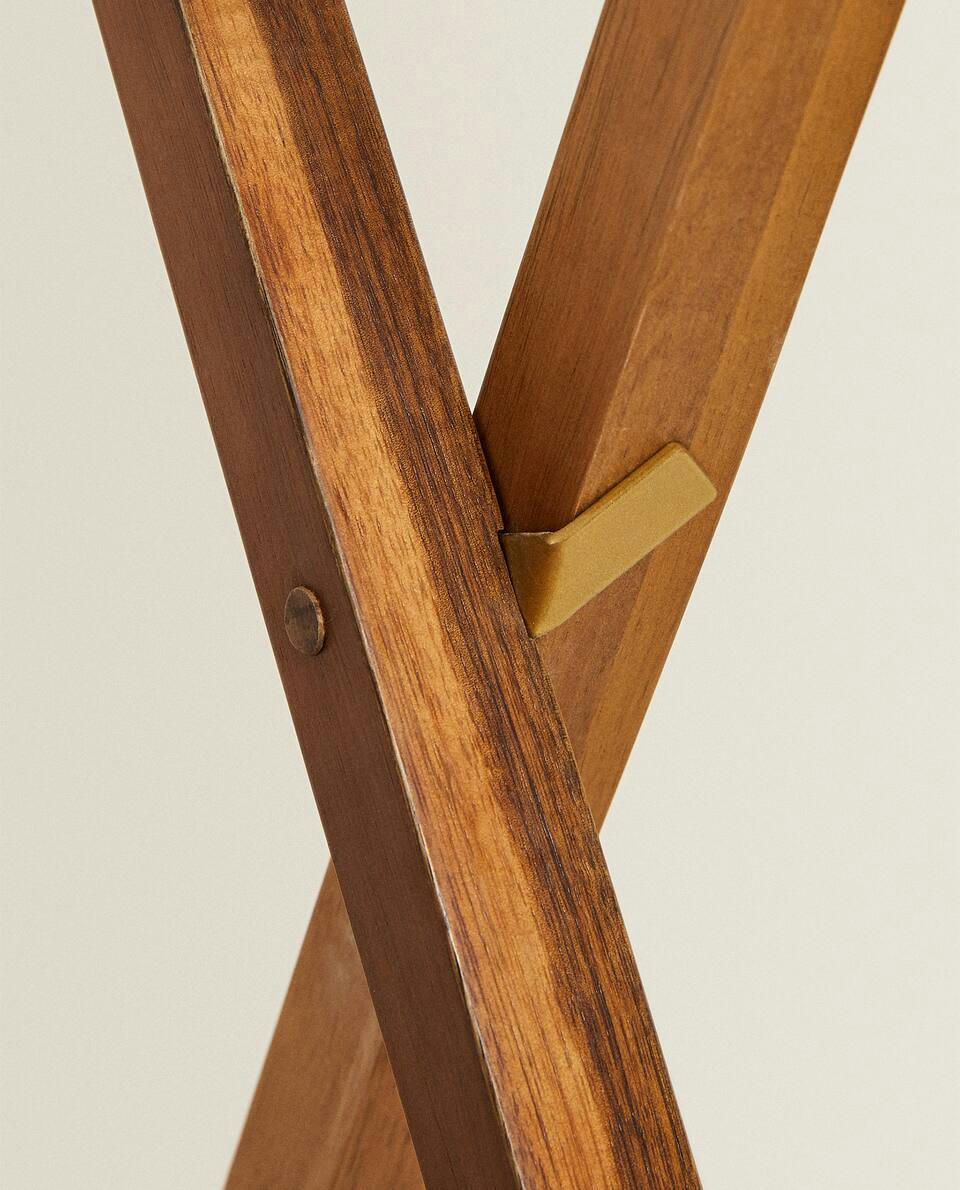 TOALLERO DE MADERA DE ACACIA 