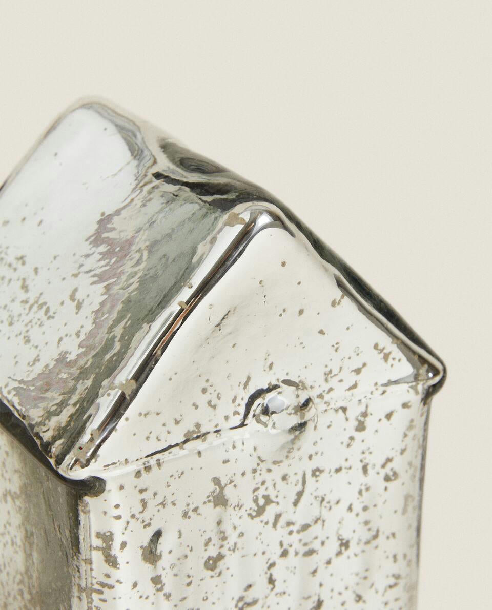 LUCE DI NATALE A LED IN VETRO MERCURIZZATO 