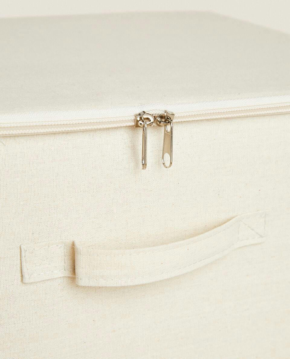 SCATOLA PORTAOGGETTI PIEGHEVOLE CON COPERCHIO 