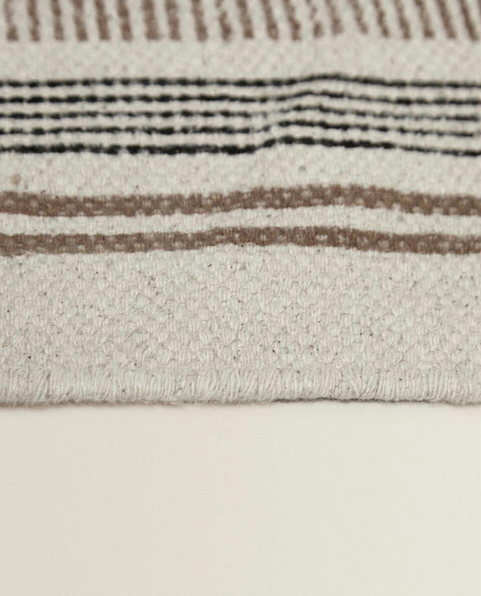 TAPPETO CON STAMPA A BLOCCHI 