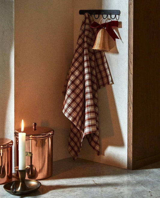 Strofinacci a quadri colorati (confezione da 2) 