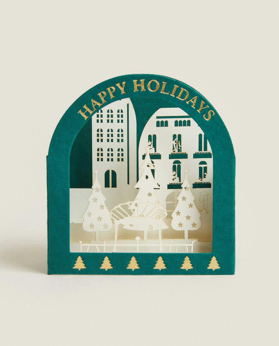 CONFEZIONE DI CARTOLINE DI NATALE (CONFEZIONE DA 3) 