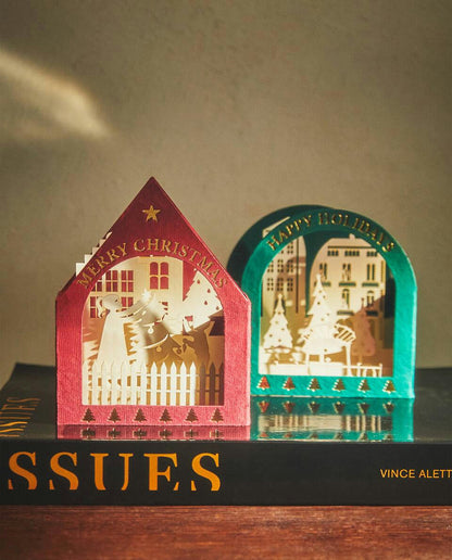 CONFEZIONE DI CARTOLINE DI NATALE (CONFEZIONE DA 3) 