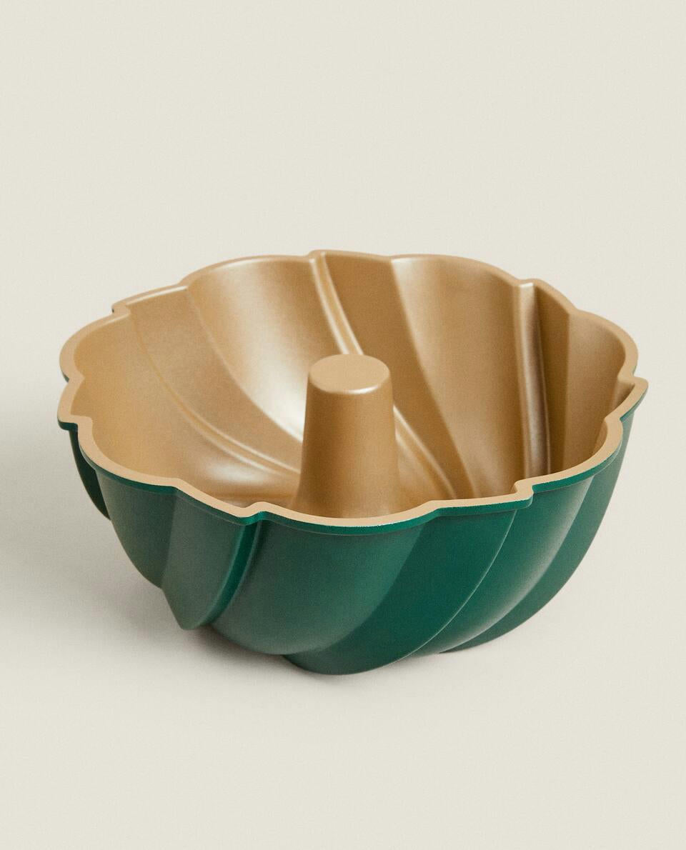 MOLDE DE ALUMINIO PARA PASTEL REDONDO DE NAVIDAD 