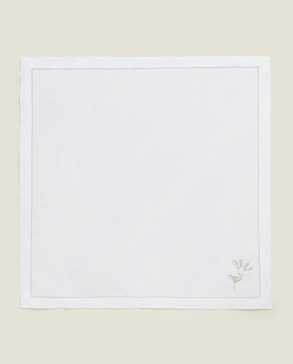 PAQUETE DE SERVILLETAS DE PERLAS NAVIDEÑAS (PAQUETE DE 2) 