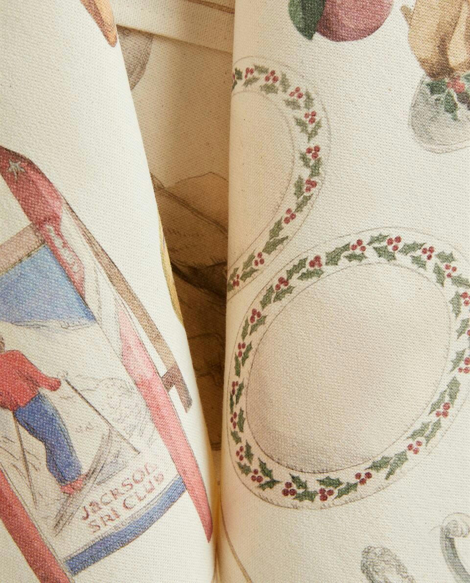 CONFEZIONE DI Strofinacci natalizi in cotone (confezione da 2) 