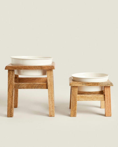 CIOTOLA PER CIBO PER ANIMALI CON SUPPORTO 