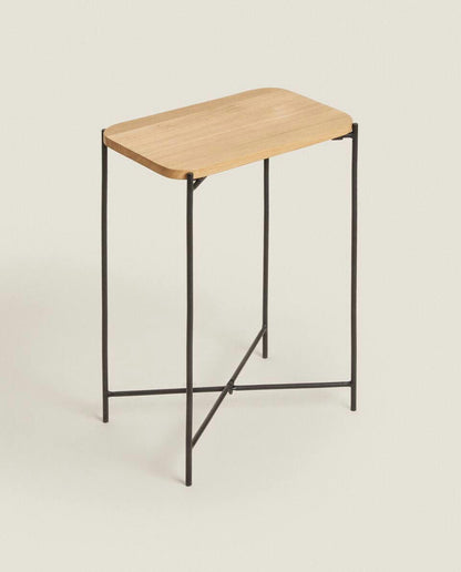 MESA AUXILIAR DE ROBLE 