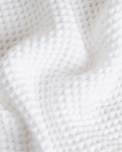 ASCIUGAMANO IN COTONE A MAGLIA A NIDO D'APE 