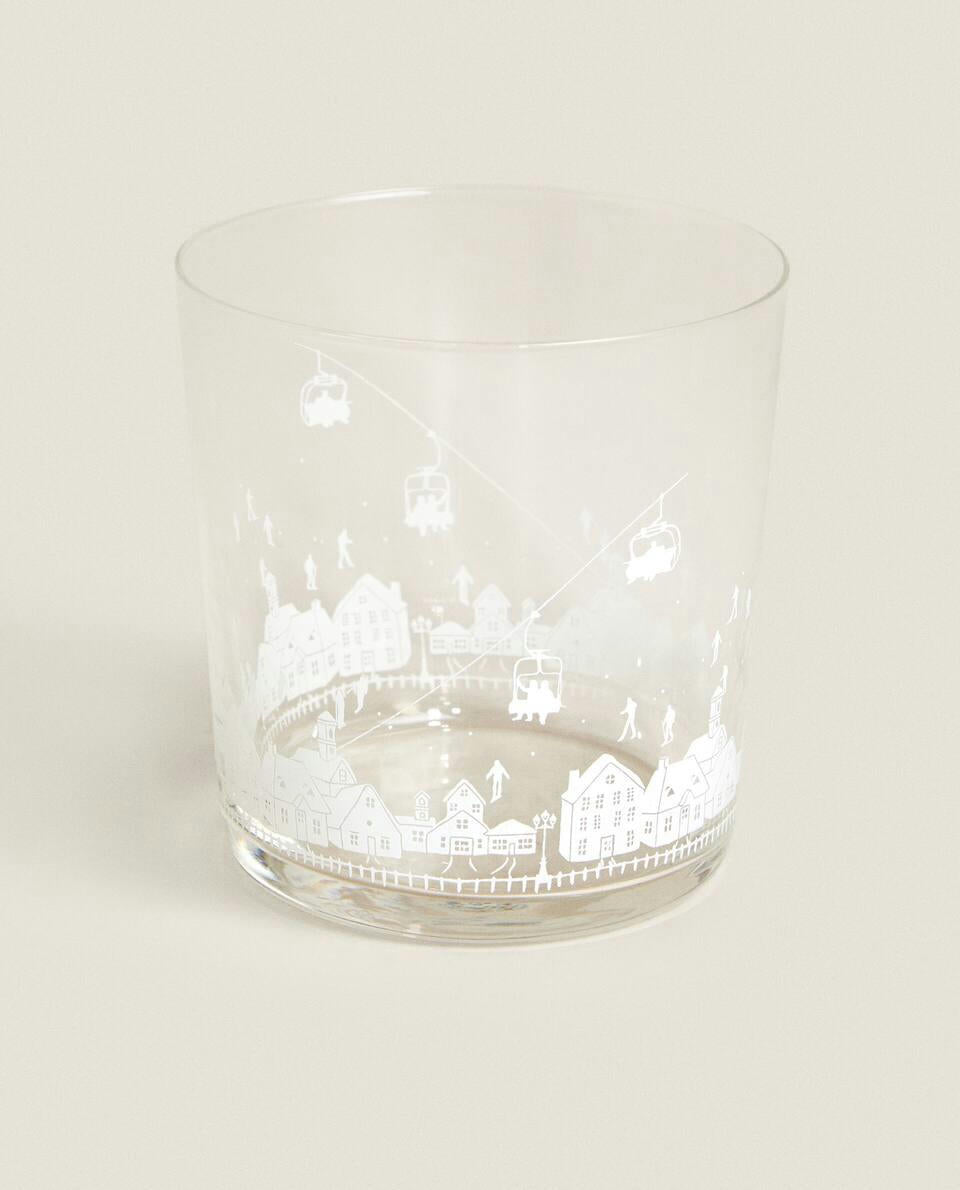 BICCHIERE PER TRASFERIMENTO PISTE DA SCI DI NATALE 