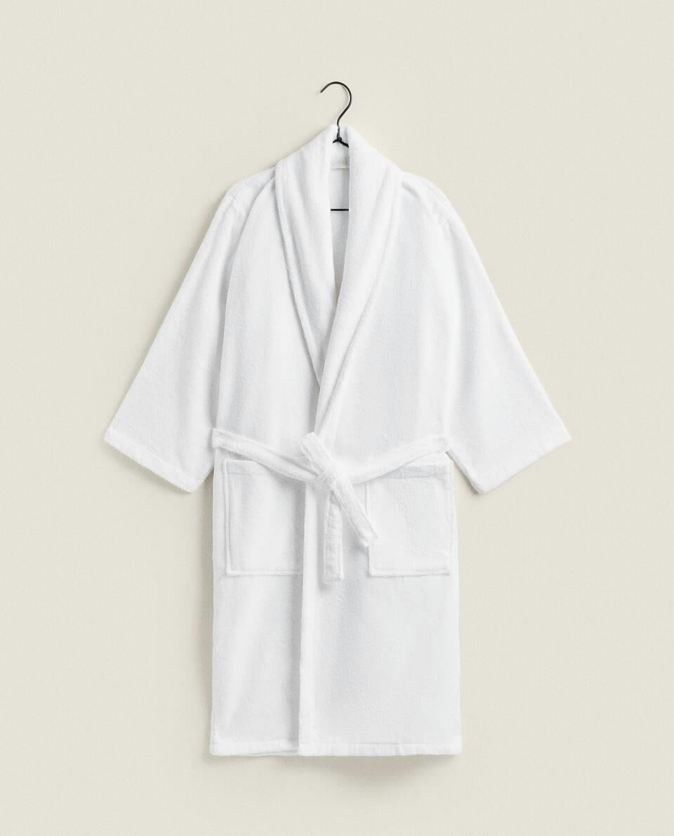 EXTRA SOFT BATHROBE WITH SHAWL COLLAR