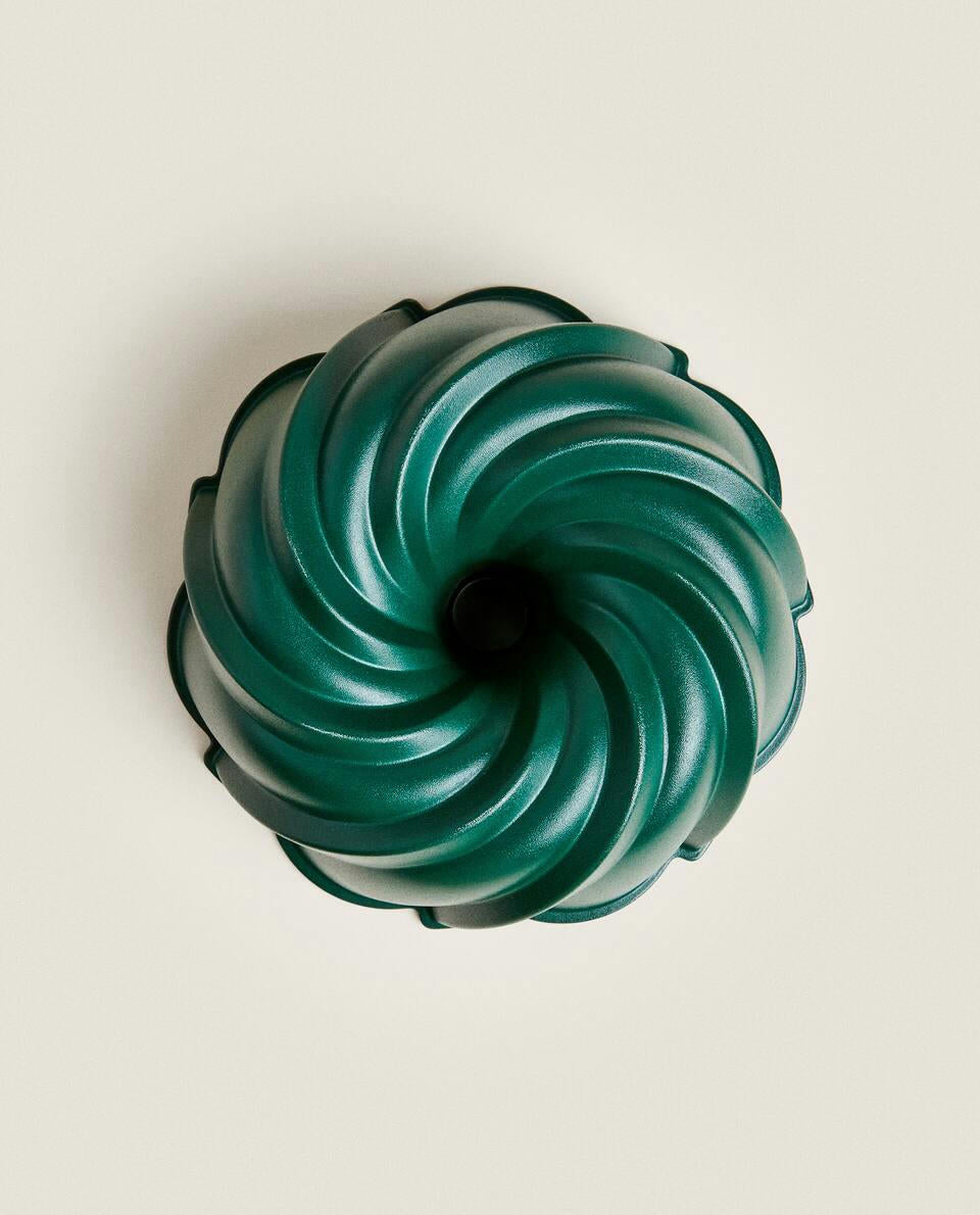 MOLDE DE ALUMINIO PARA PASTEL REDONDO DE NAVIDAD 