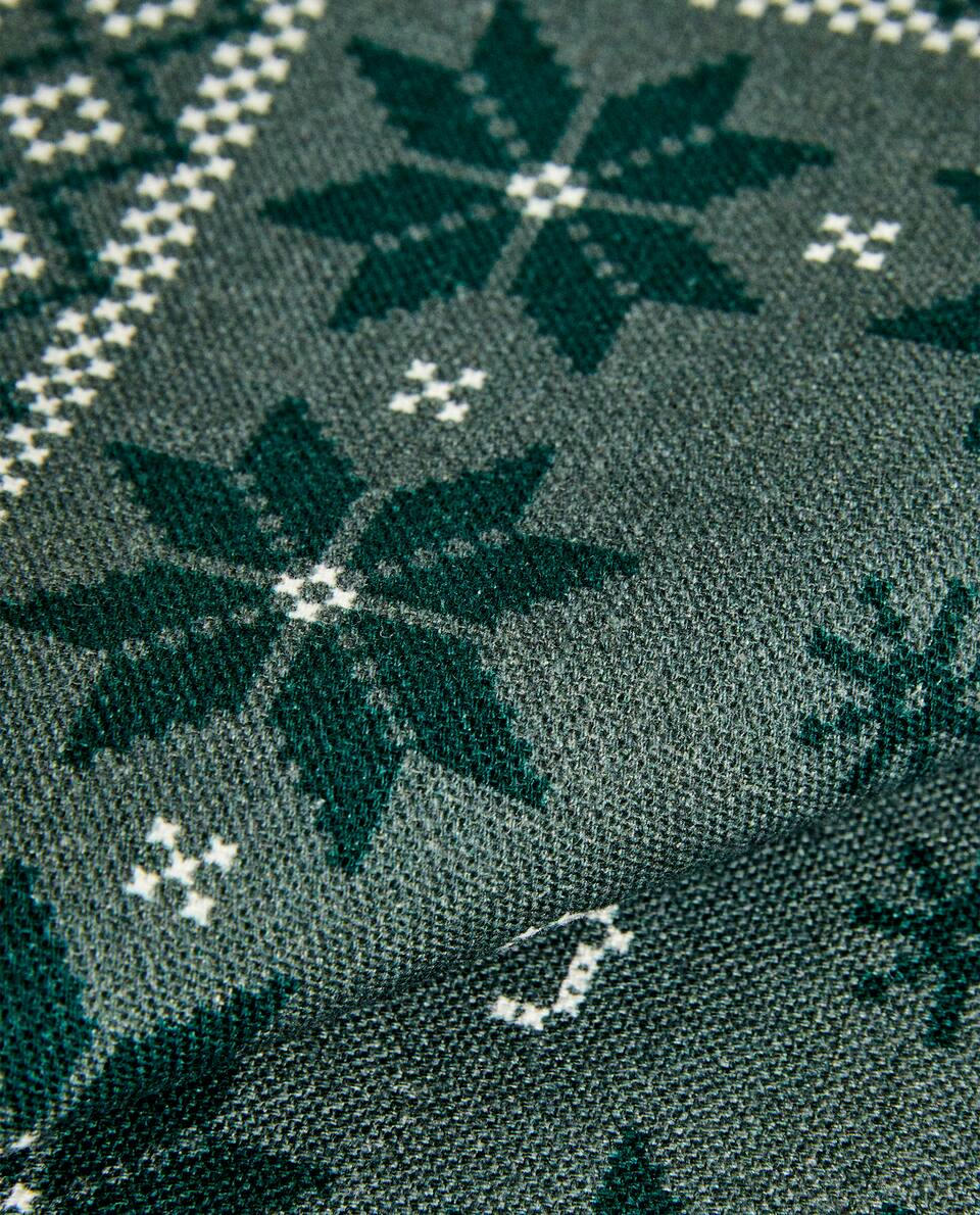 TOVAGLIOLI DI COTONE A PUNTO CROCE NATALIZI (CONFEZIONE DA 2) 