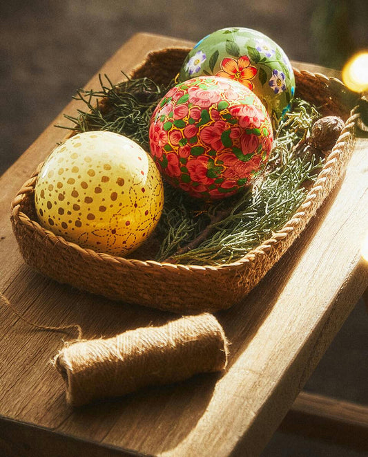 DECORACIÓN DE ARO DE NAVIDAD DE PAPEL PINTADO 