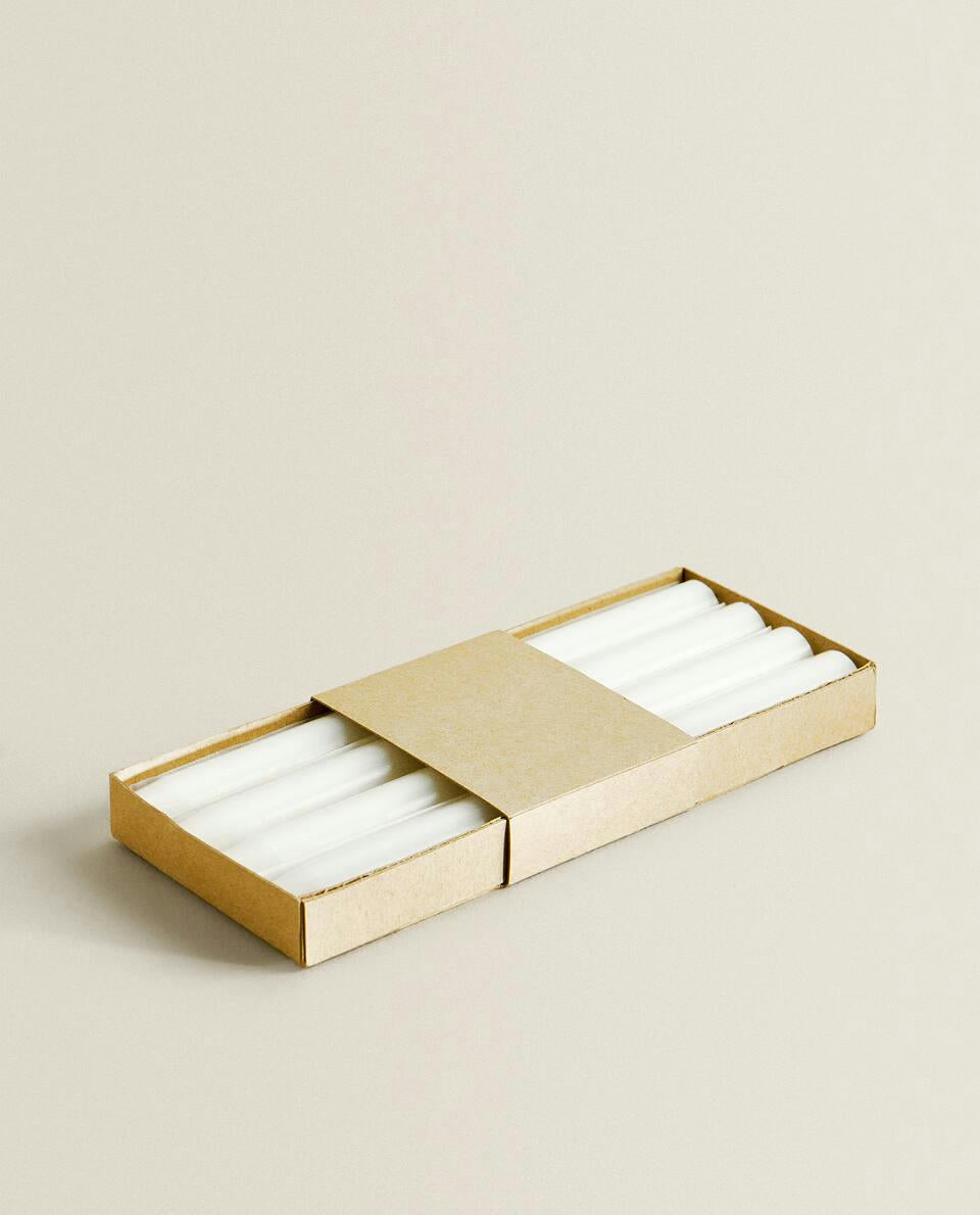 CANDELA CILINDRICA LUNGA (CONFEZIONE DA 4) 