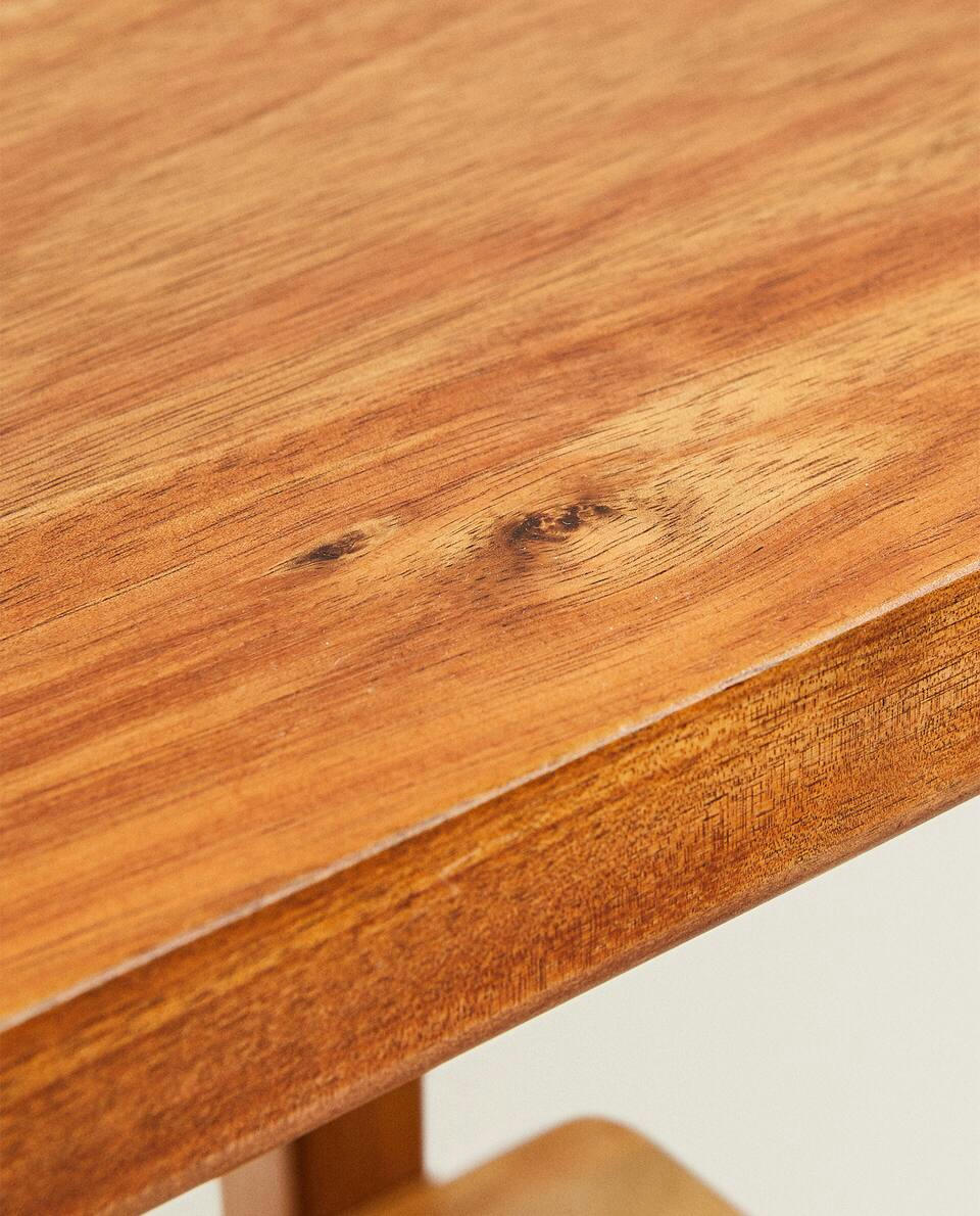 BANCO DE MADERA DE ACACIA 