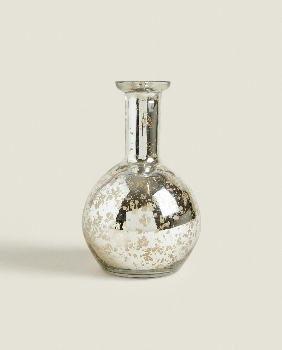 VASO DI VETRO MERCURIZZATO DI NATALE 