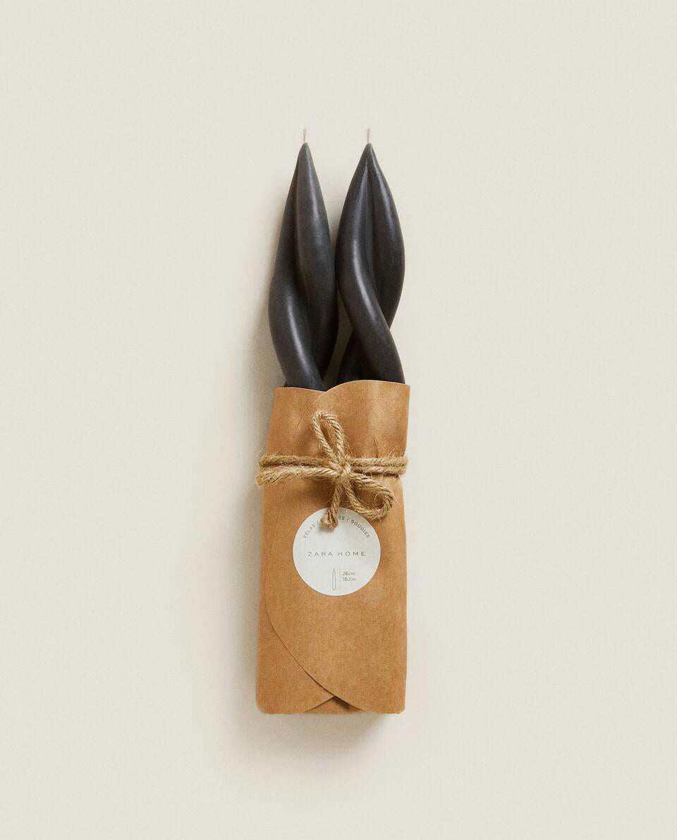 VELA ESPIRAL (PAQUETE DE 2) 