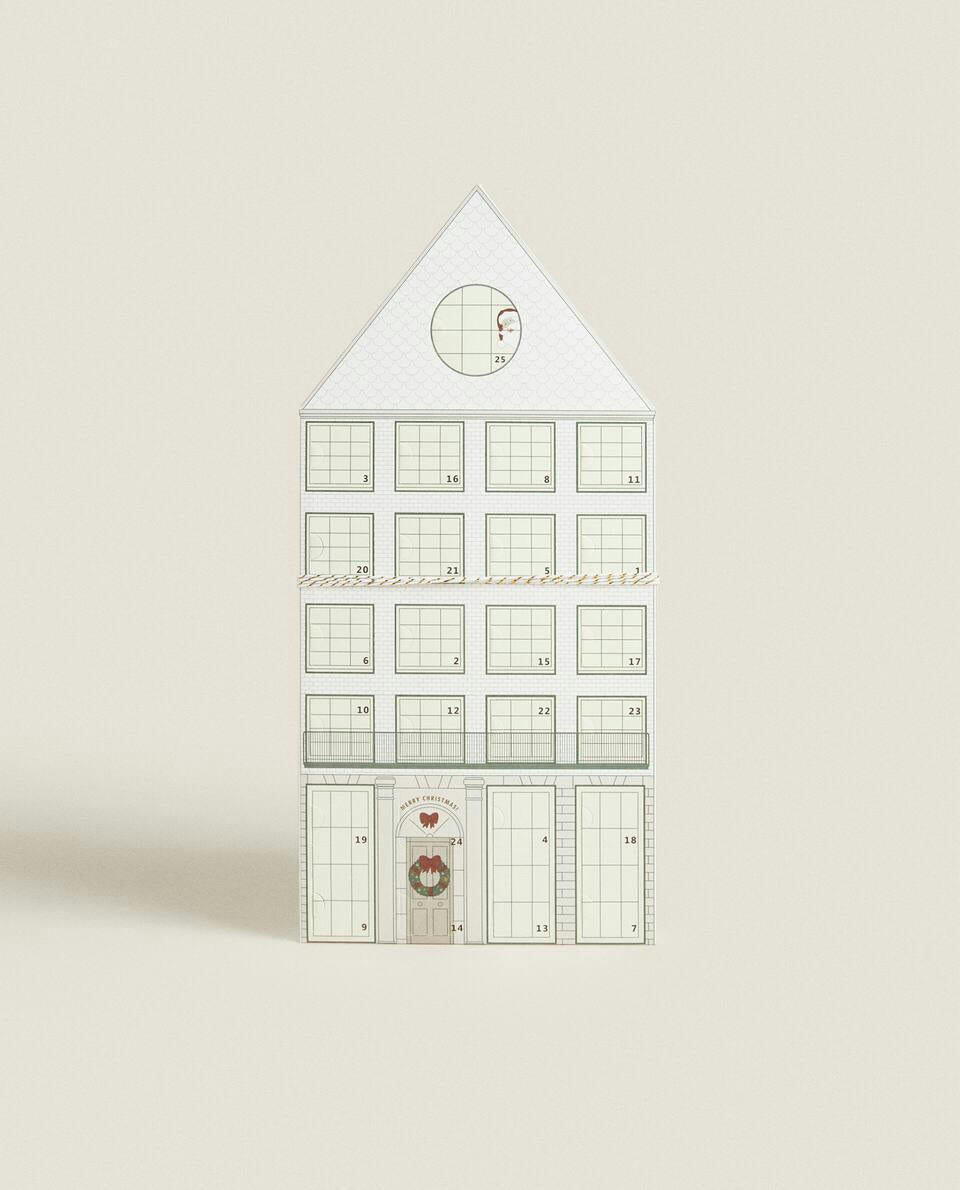 CALENDARIO DE ADVIENTO DE MOLDE DE CHOCOLATE NAVIDEÑO 