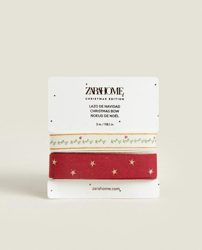 CONFEZIONE DI NASTRI REGALO DI NATALE PER BAMBINI (CONFEZIONE DA 2) 