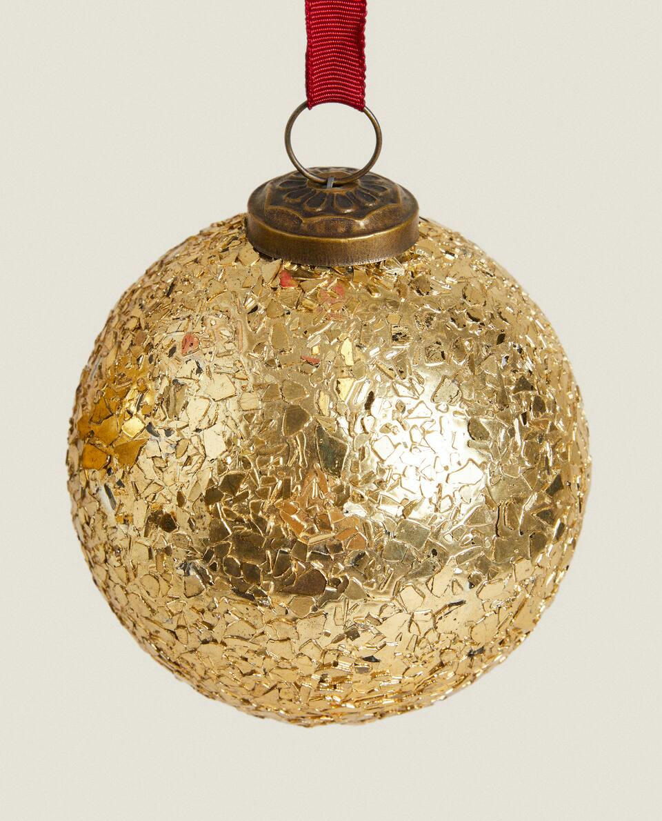 SHINY CHRISTMAS BAUBLE DECORATION