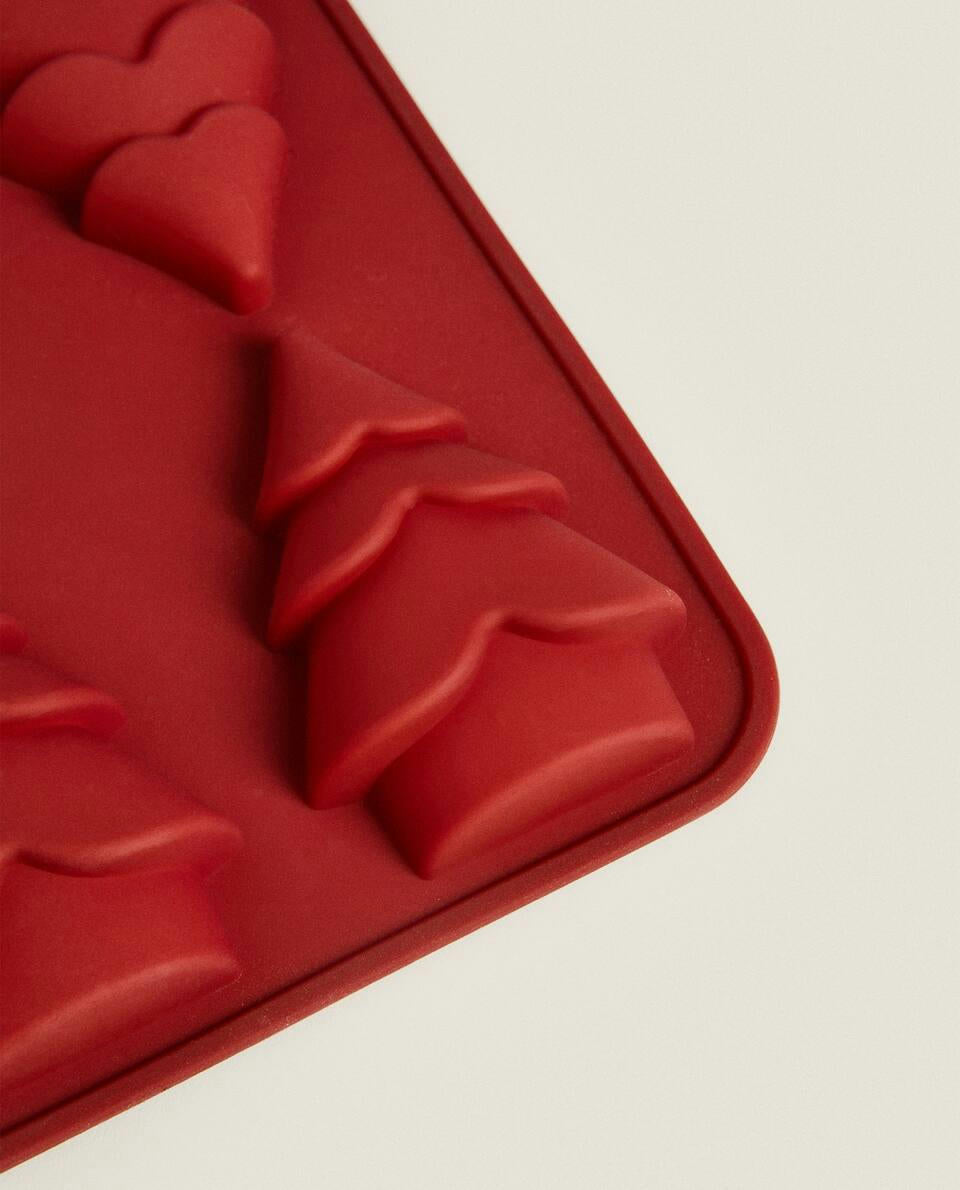 STAMPO DA FORNO IN SILICONE A FORMA DI ALBERO DI NATALE 