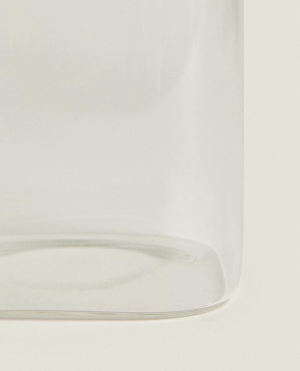 BARATTOLO IN VETRO BOROSILICATO CON COPERCHIO 