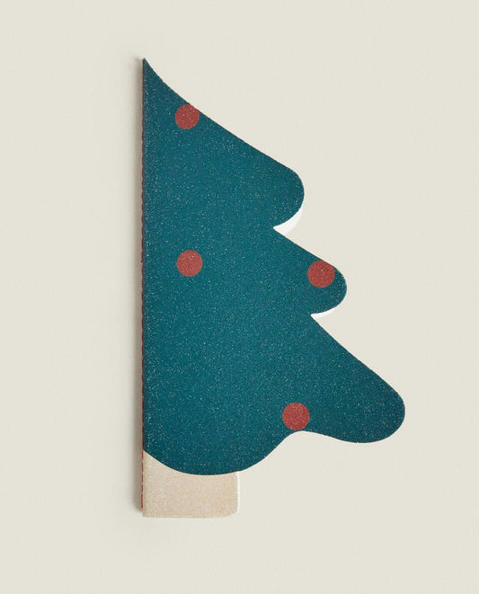 CUADERNO INFANTIL CON ÁRBOL DE NAVIDAD 