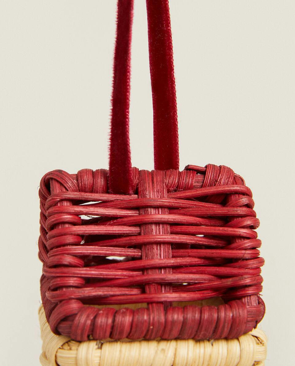 DECORACIÓN NAVIDEÑA DE RATÁN PARA LA CASA 