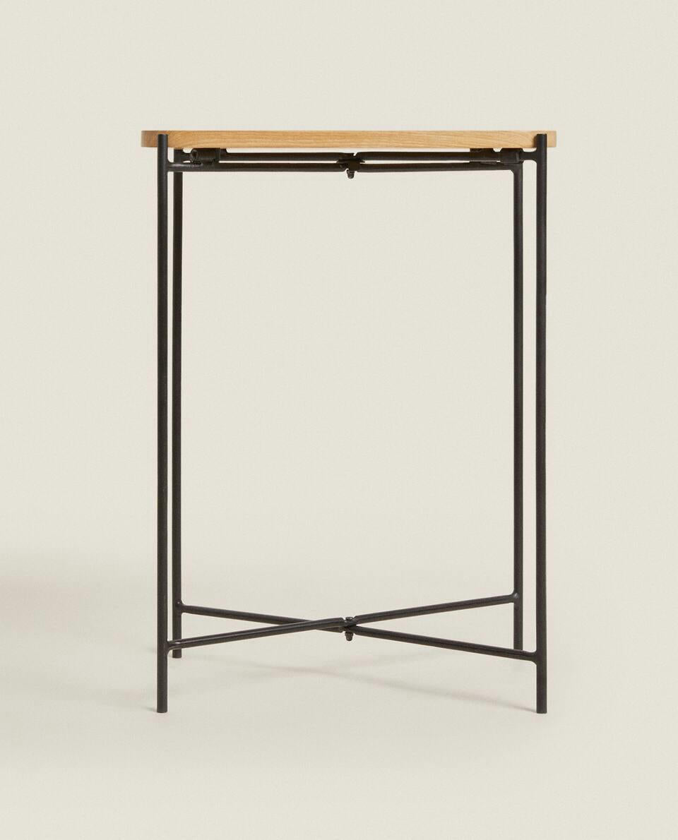 MESA AUXILIAR DE ROBLE 