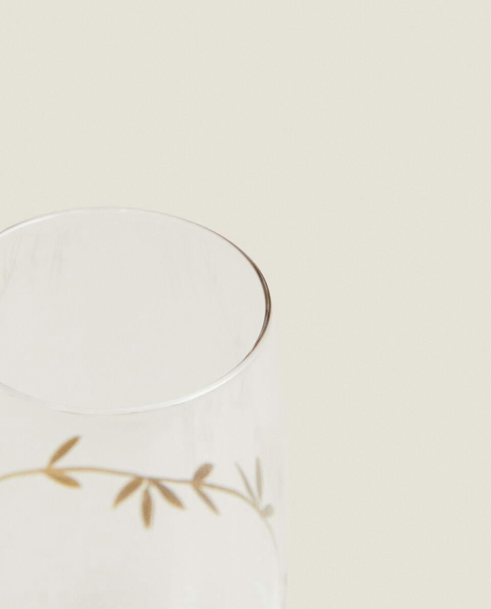 SET DI BICCHIERI NATALIZI FLOREALI 