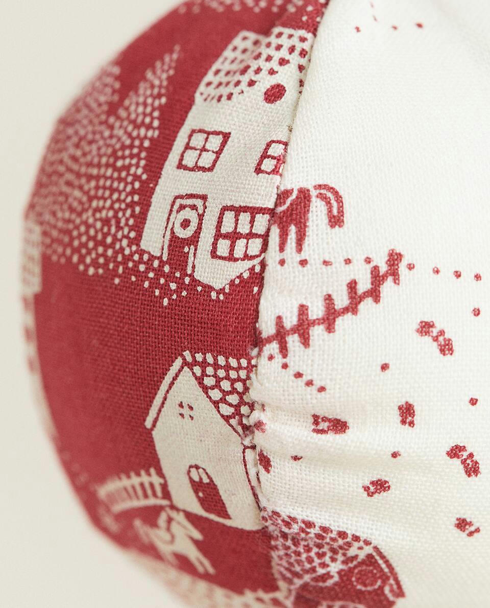 PAQUETE DE ADORNOS NAVIDEÑOS DE PATCHWORK (PAQUETE DE 2) 