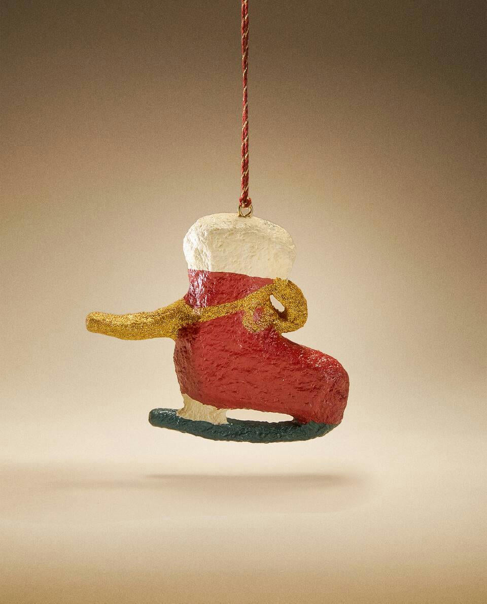 DECORAZIONE NATALIZIO CON PATTINO 