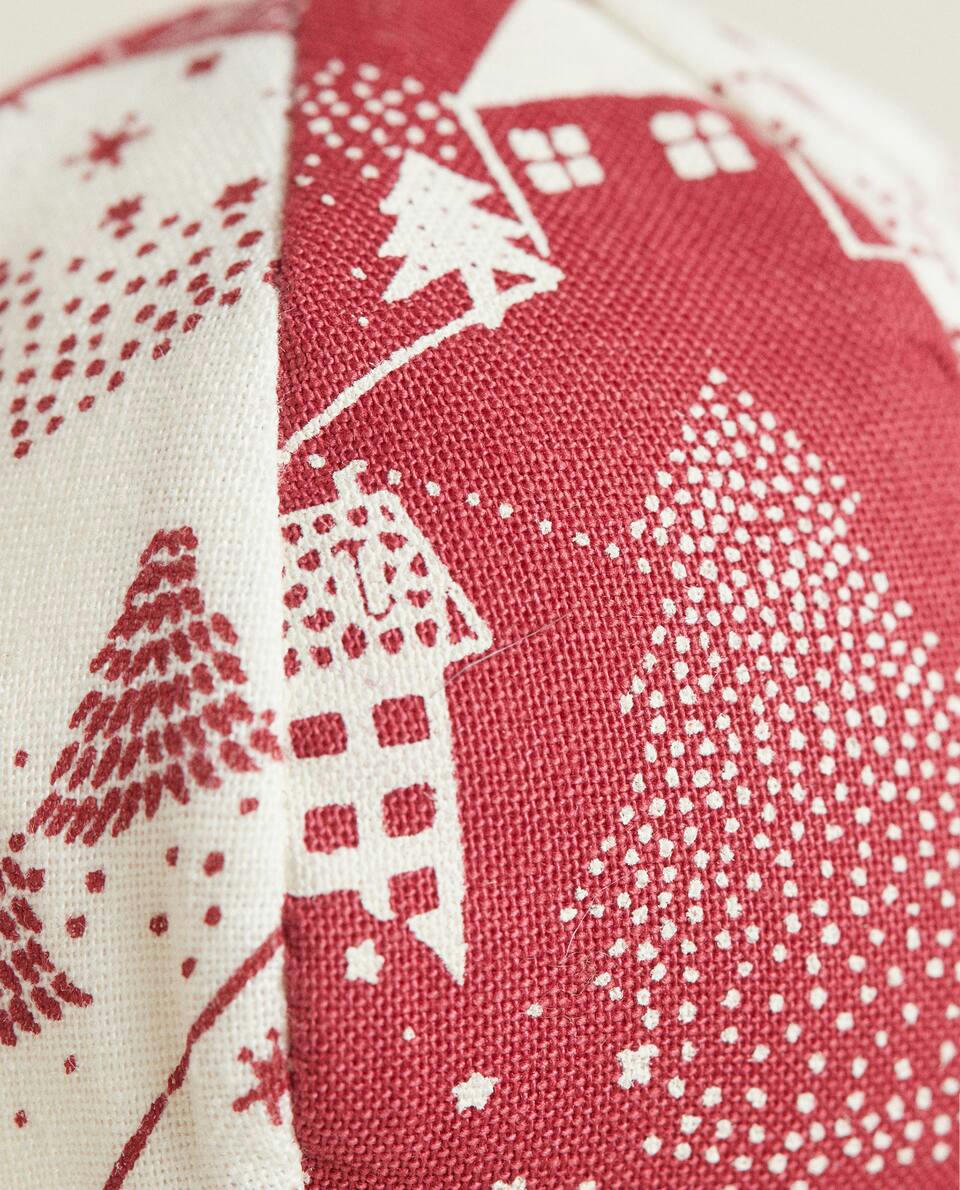 PAQUETE DE ADORNOS NAVIDEÑOS DE PATCHWORK (PAQUETE DE 2) 