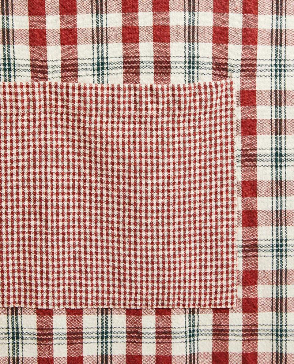 CHRISTMAS CHECK APRON
