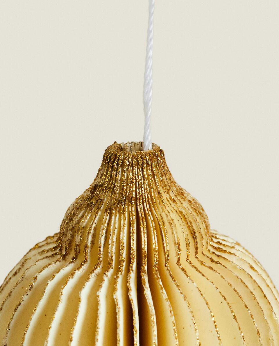 CONFEZIONE DI DECORAZIONI NATALIZIE IN CARTA (CONFEZIONE DA 12) 