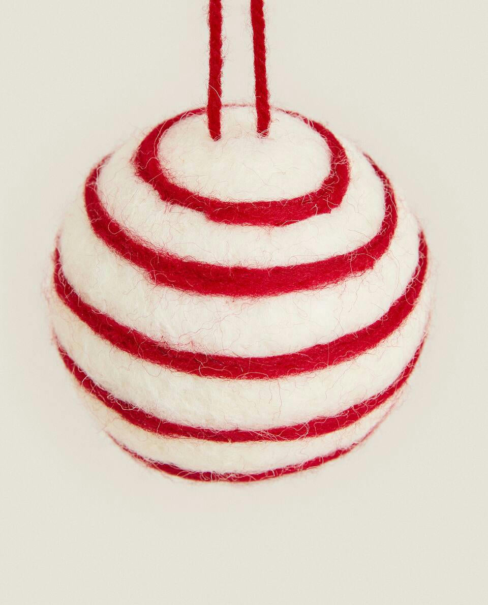 CONFEZIONE DI DECORAZIONI NATALIZIE IN FELTRO (CONFEZIONE DA 3) 