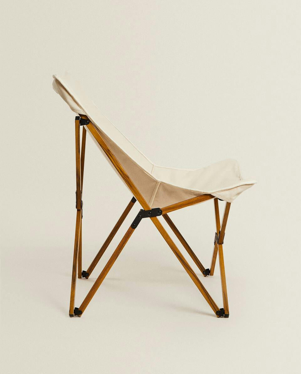 SILLA PLEGABLE DE ALUMINIO Y LONA 