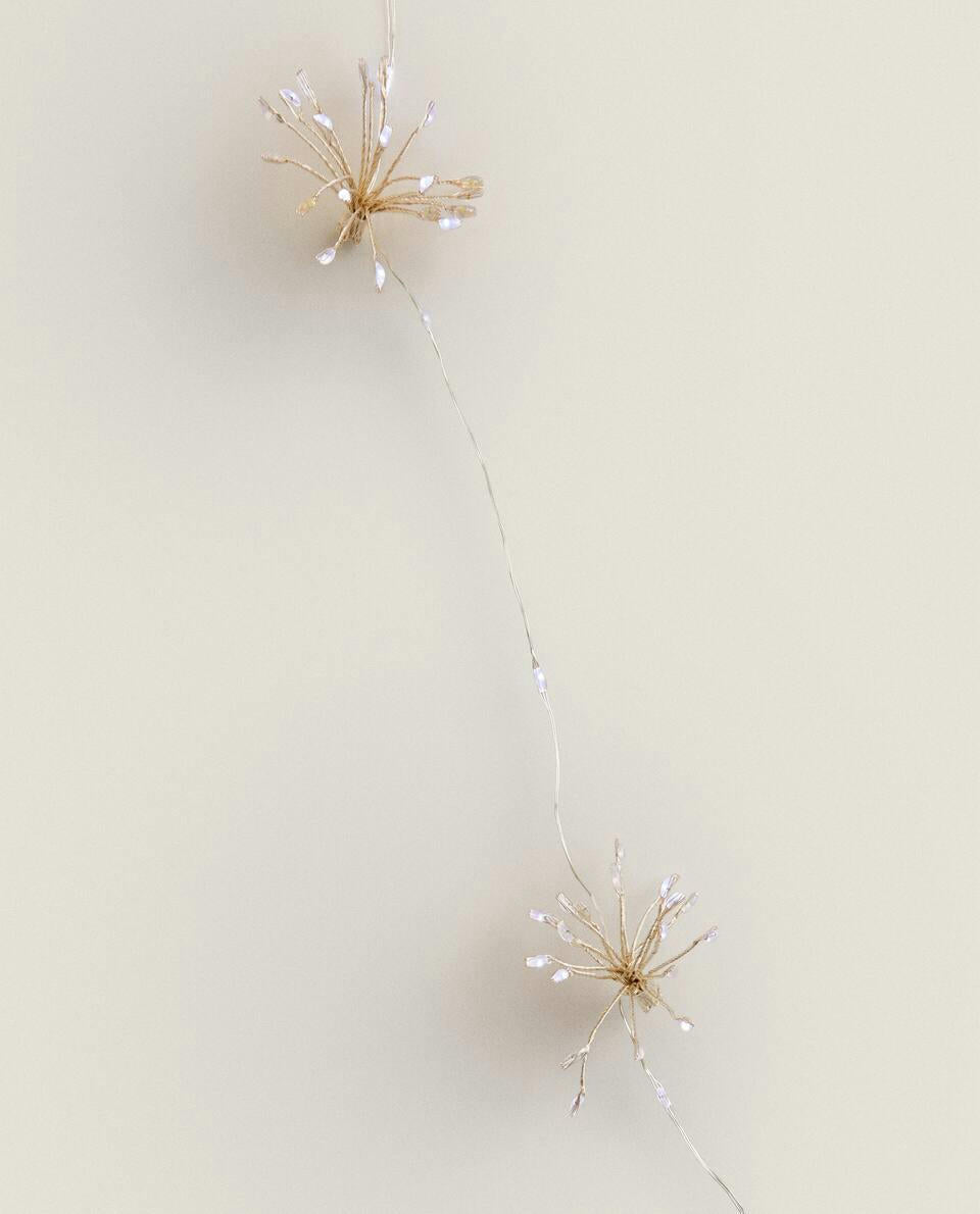 Ghirlanda luminosa decorativa natalizia a LED 