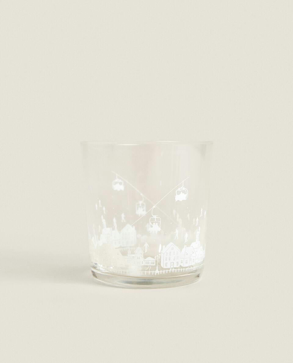 BICCHIERE PER TRASFERIMENTO PISTE DA SCI DI NATALE 