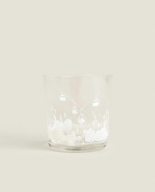 Vaso de transferencia de pista de esquí de Navidad 