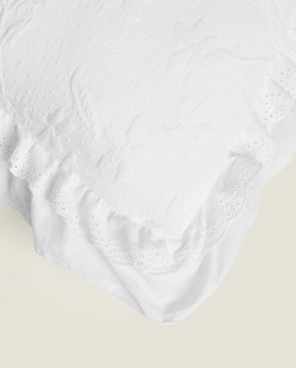 FEDERA PER CUSCINO CON VOLANT 